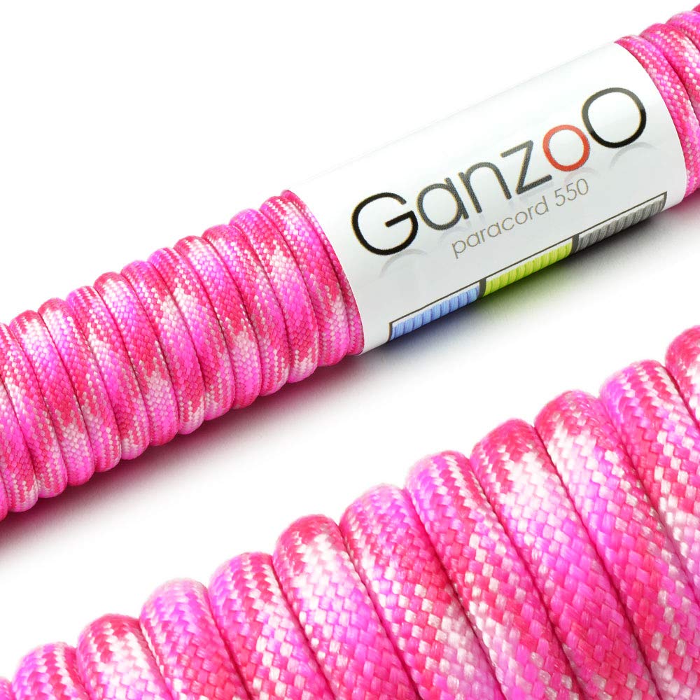 Ganzoo Paracord 550 Tipo 3, Cuerda 4 mm 100 m con 7 hebras Interiores, Funda poliéster/Nylon, para Outdoor Camping Supervivencia, rutas de Trekking, asegurar Tienda, Collar y Correa Perro, Oliva — view 76