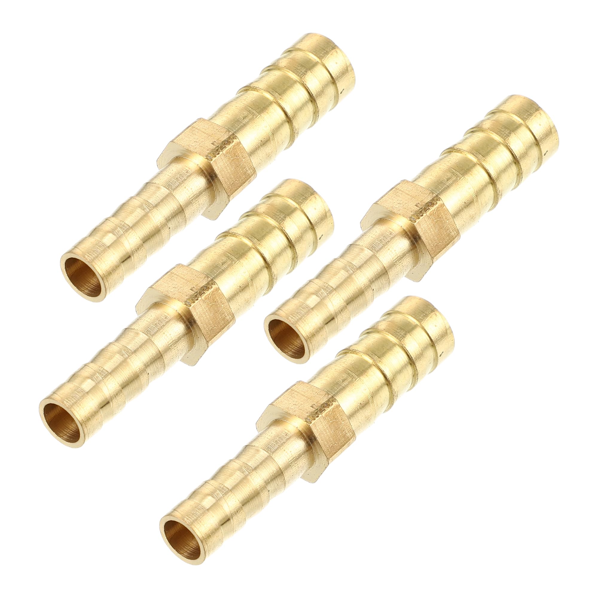 QUARKZMAN 4 sztuki 8 mm – 6 mm prosty kształt zadziorów mosiądz łącznik węża