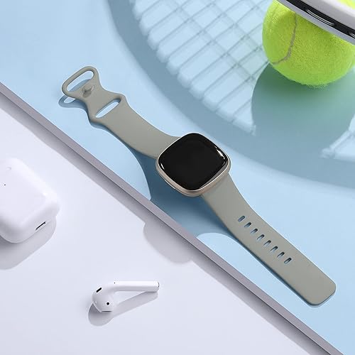 Vista 34 de Odbeai Compatible con correas Fitbit Sense y Sense2/Versa 3 y 4 bandas para mujeres y hombres, correa deportiva de repuesto suave, accesorios