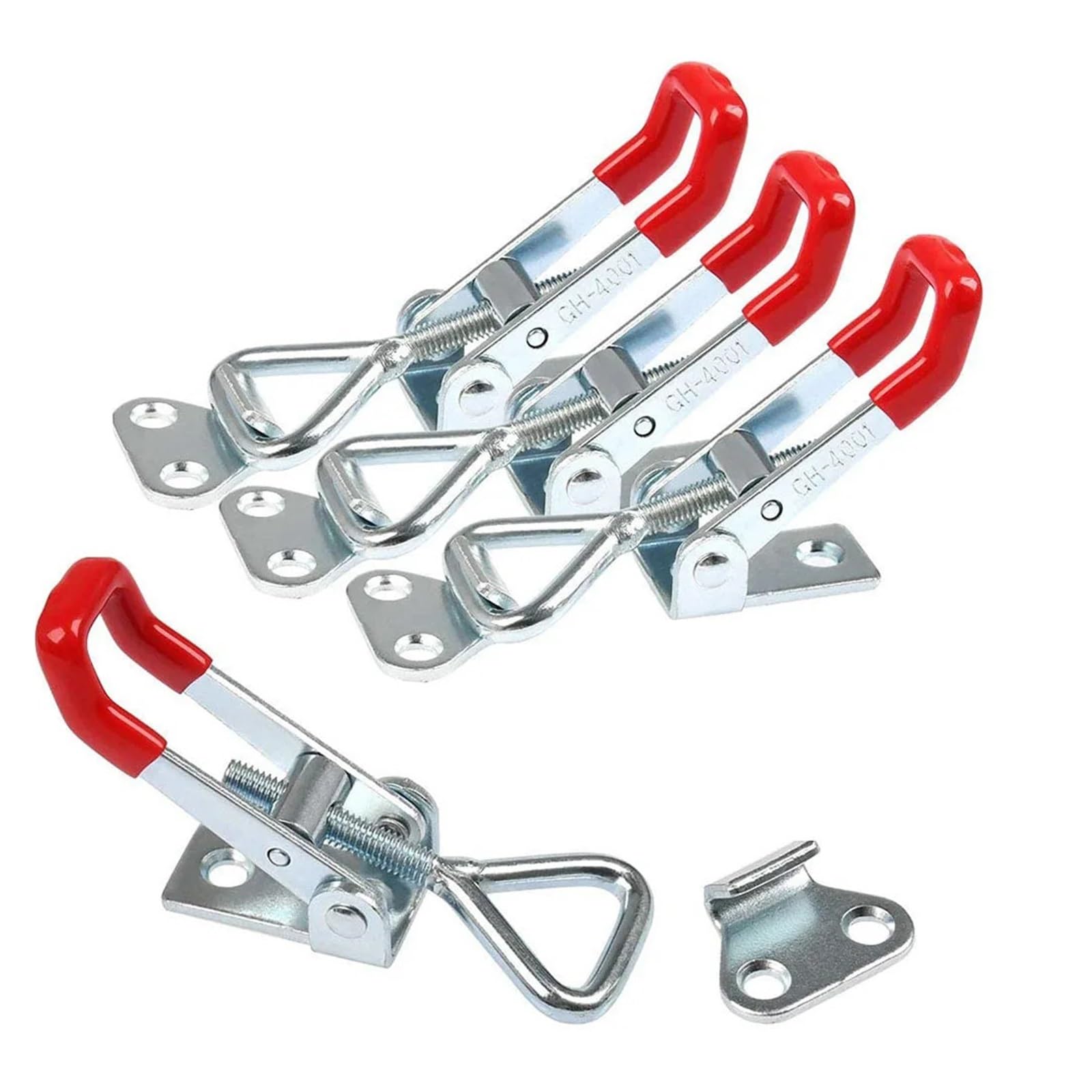 2/4/6/8 pezzi morsetto a sgancio rapido regolabile antiscivolo push pull toggle cassetta degli attrezzi custodia in metallo chiusura a scatto strumenti di(8pcs)