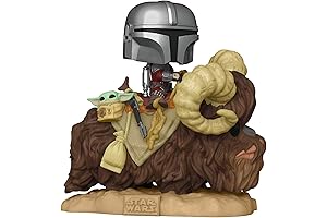 POP Pop! Deluxe: Mandalorian – Mandalorian on Bantha with Child