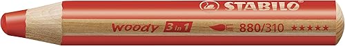 Miniatura 2 de Lápiz multitalentoso STABILO Woody 3 en 1 - Cartera de 6 - Colores surtidos  sacapuntas