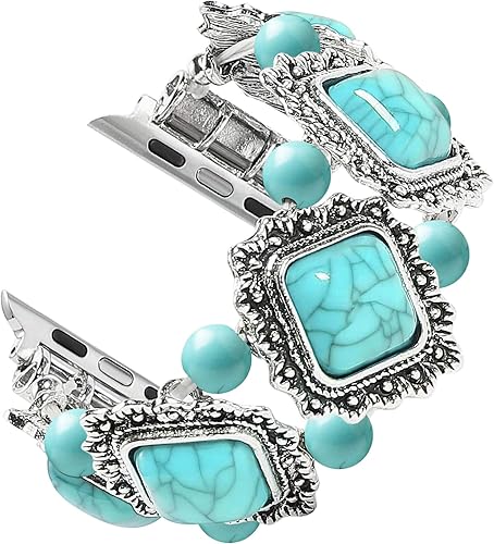 Compatible con Apple Watch Band para mujer, joyería occidental, Ultra Iwatch 40 38 41 42 44 45 1.929 in pulsera pulsera encantos moda iPhone correa