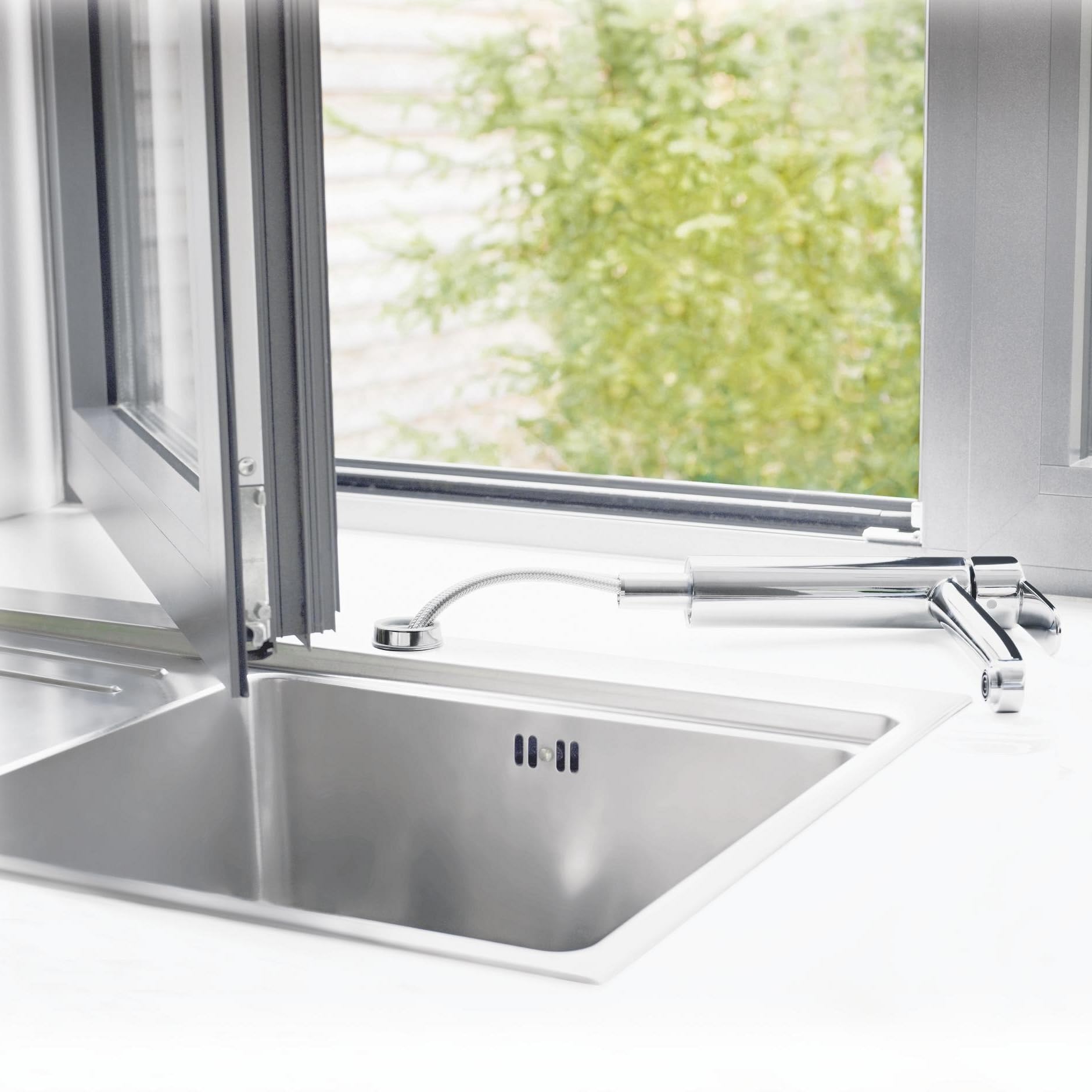 Grohe Concetto - Grifo de cocina Montaje en ventana Alta presión Ref. 31210001