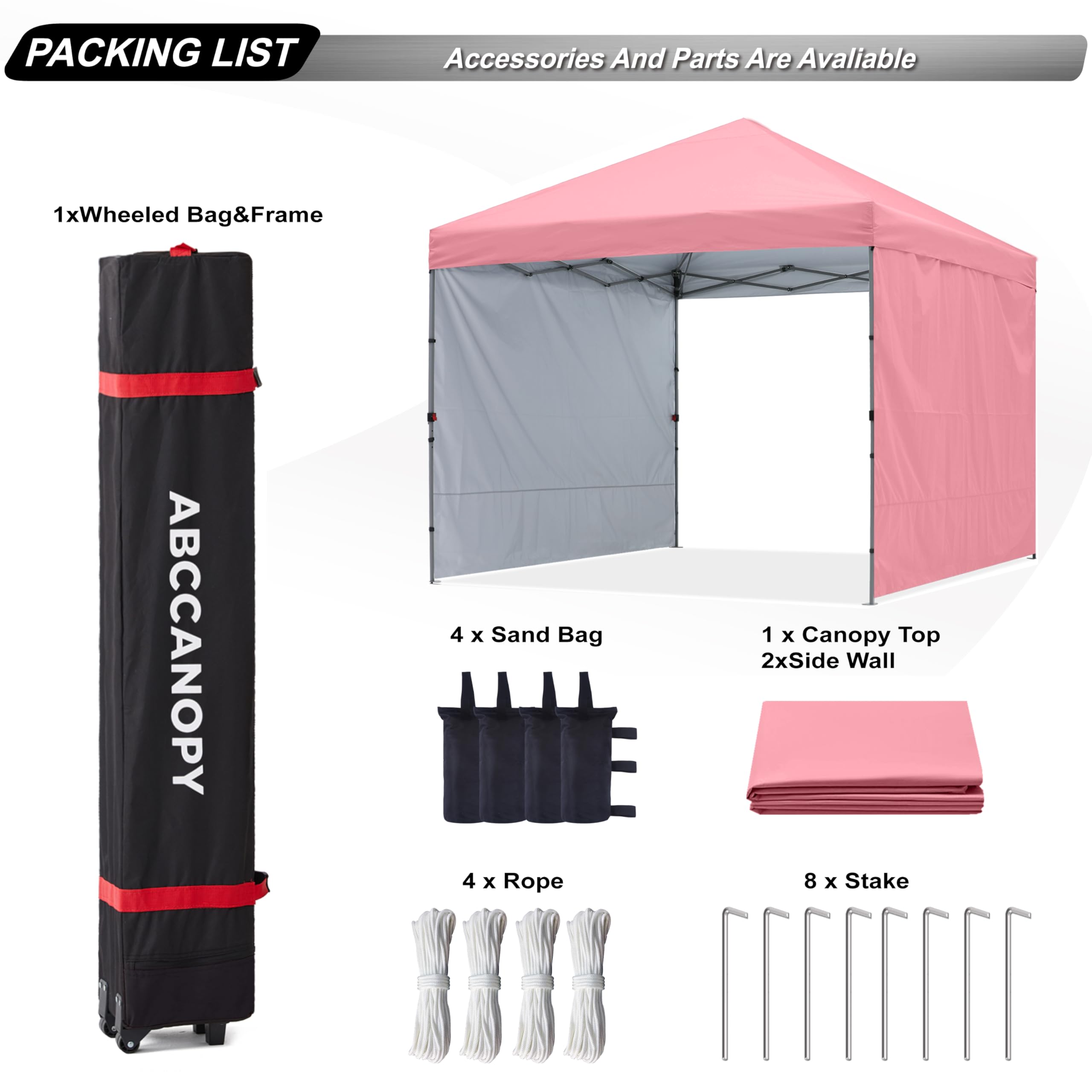 ABCCANOPY ワンタッチタープテント　ピンク Amazon | ABCCANOPY ワンタッチテント タープ テント 3mx3m 2.5