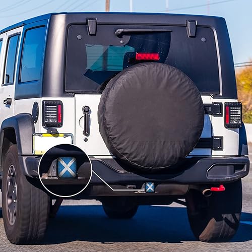 Vista 127 de Swono Cubierta de enganche de remolque de colibrí para receptores de 2 pulgadas, hermosas flores rosadas de jardín colibrí pájaro de goma receptor