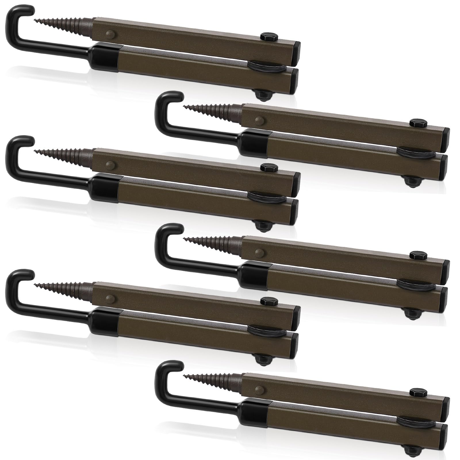 Sadnyy 6 Pcs 13'' Tree Stand Bow Hanger Bow Hunting Accessories Tree Stand Accessories for Hunting Bow Holder Archery Tree Stand Bow for Hunting Outdoors Sports