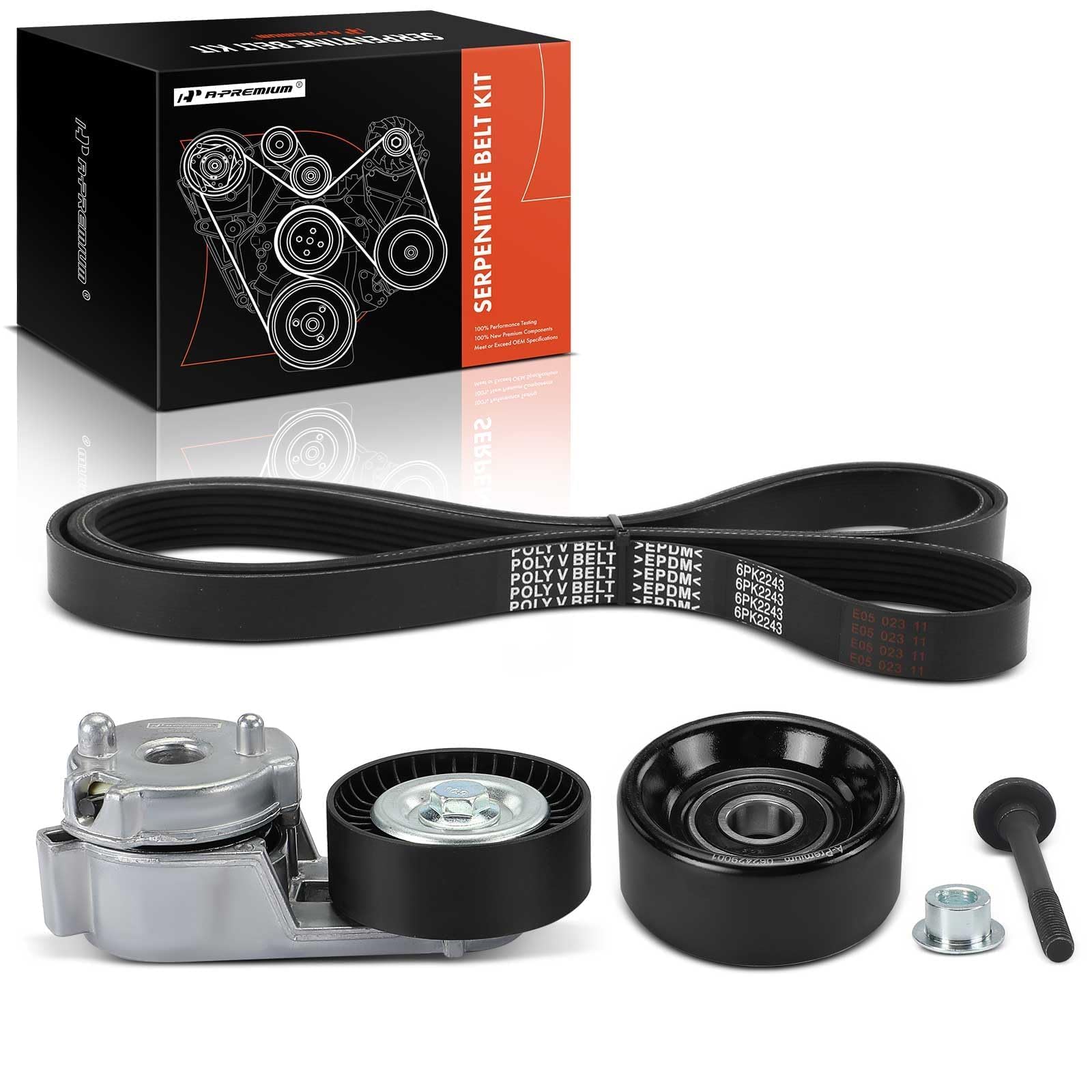 Amazon.com: A-Premium Engine Serpentine Belt Drive Kit Compatible