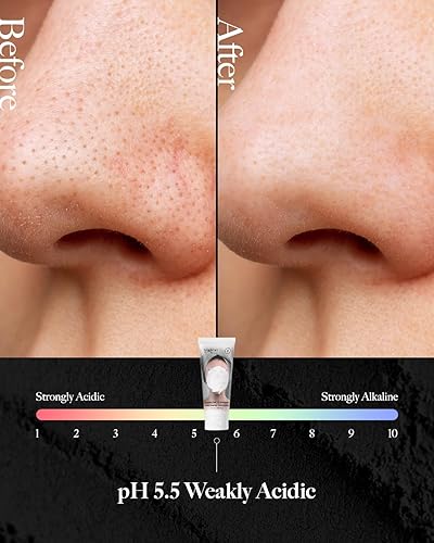 Miniatura 2 de AHA - Limpiador de gel espumoso de carbón para el acné, purificador de poros, exfoliación ligera, formulación vegana sin sulfatos con polvo de