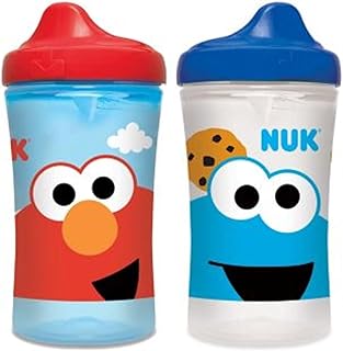 NUK 세서미 스트리트 하드 스파우트 컵, 295.7ml (10온스), 2팩