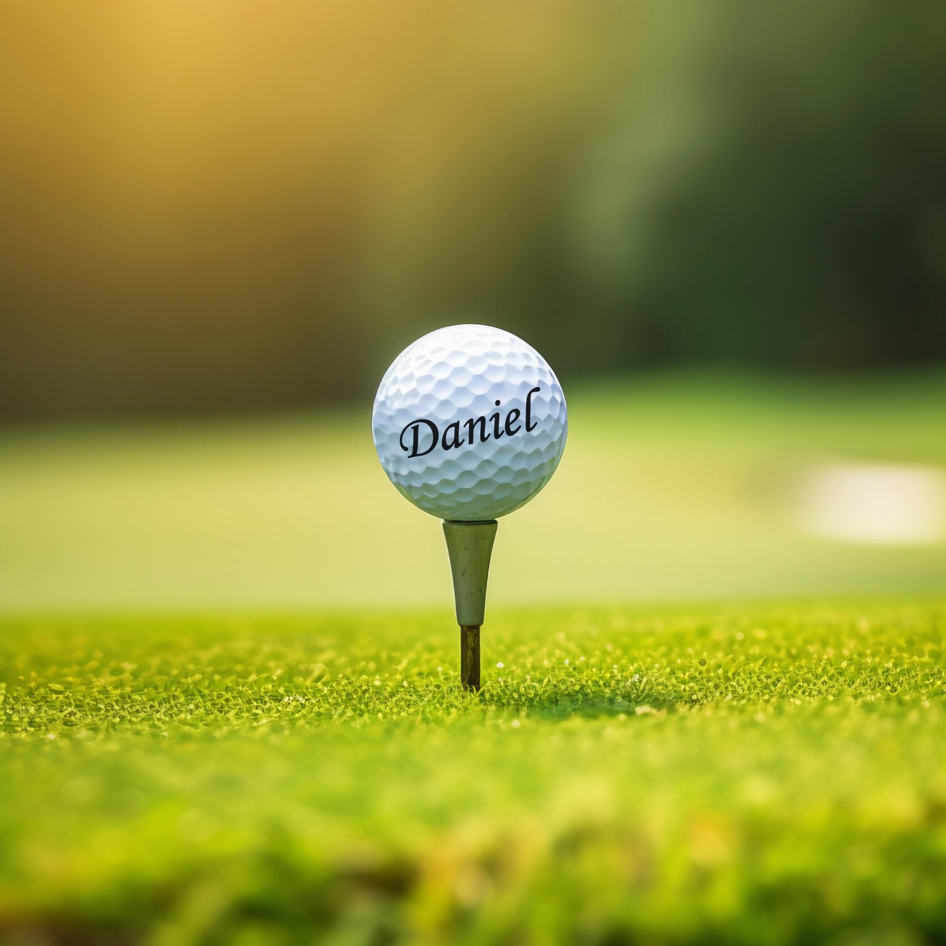 Golfball mit Gravur Wunschtext für Golfspieler/in Lasergravur Dein Text personalisiert Golfsport Dein Text Personalisieren Staffelpreise für 3, 6, 10 oder 50 Wilson Ultra Golfbälle