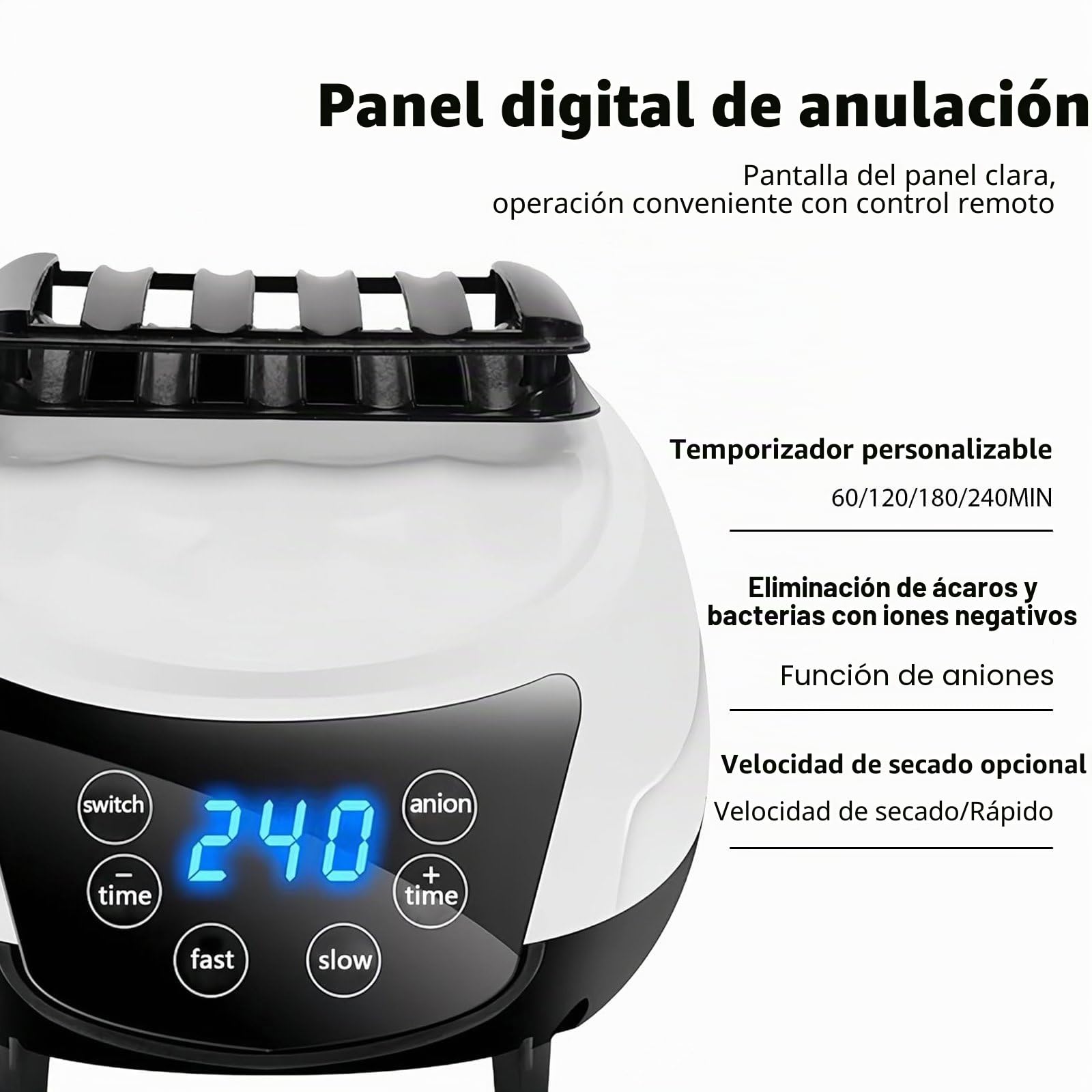 Secadora de ropa eléctrica con función de calefacción, 31 cm, mini secadora de ropa, portátil, con temporizador 60/120/180/240 min, indicador LED, 1500 W, con mando a distancia, para la ropa en casa