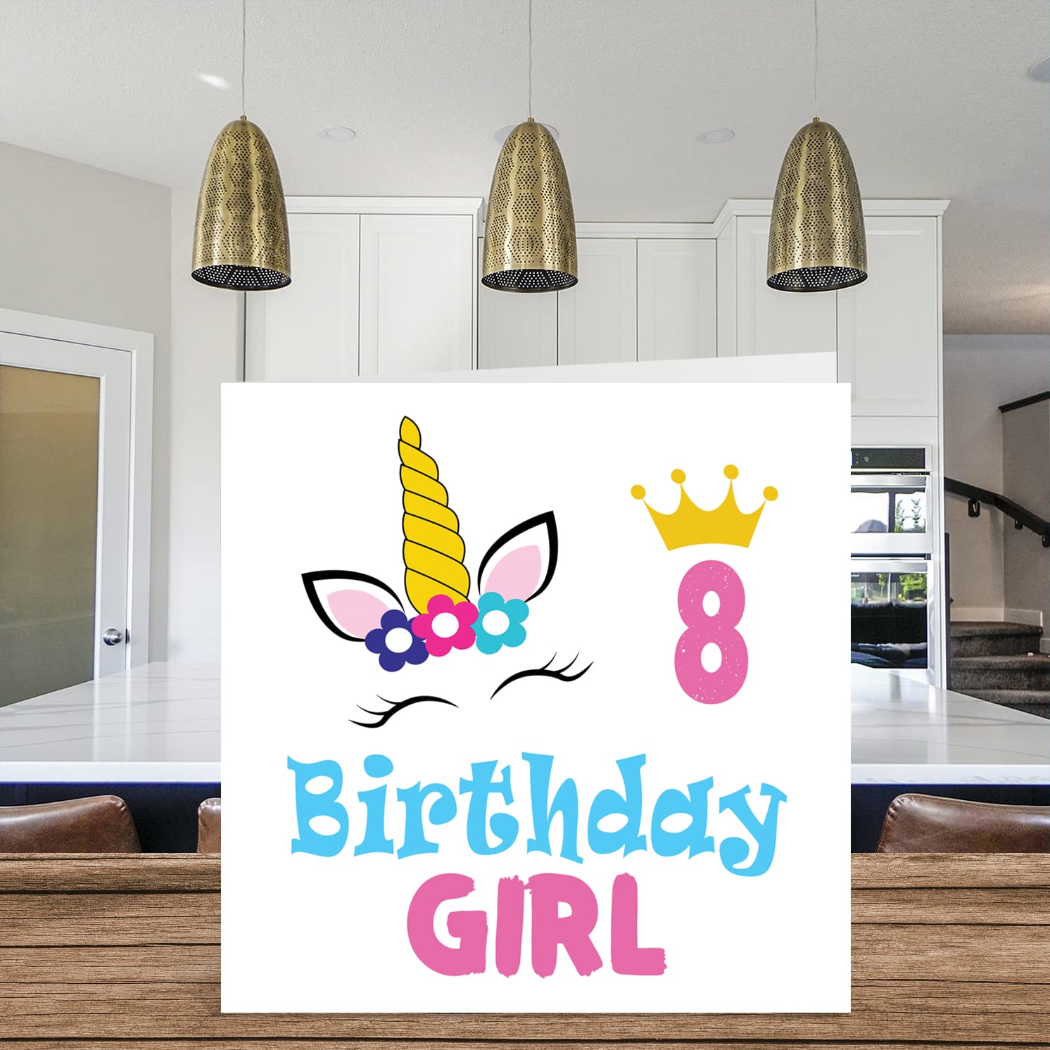 Anniversaire Barbie Carte D'anniversaire 8 Ans Pour Fille U2013 Carte D'anniversaire Licorne Fille 7 Ans