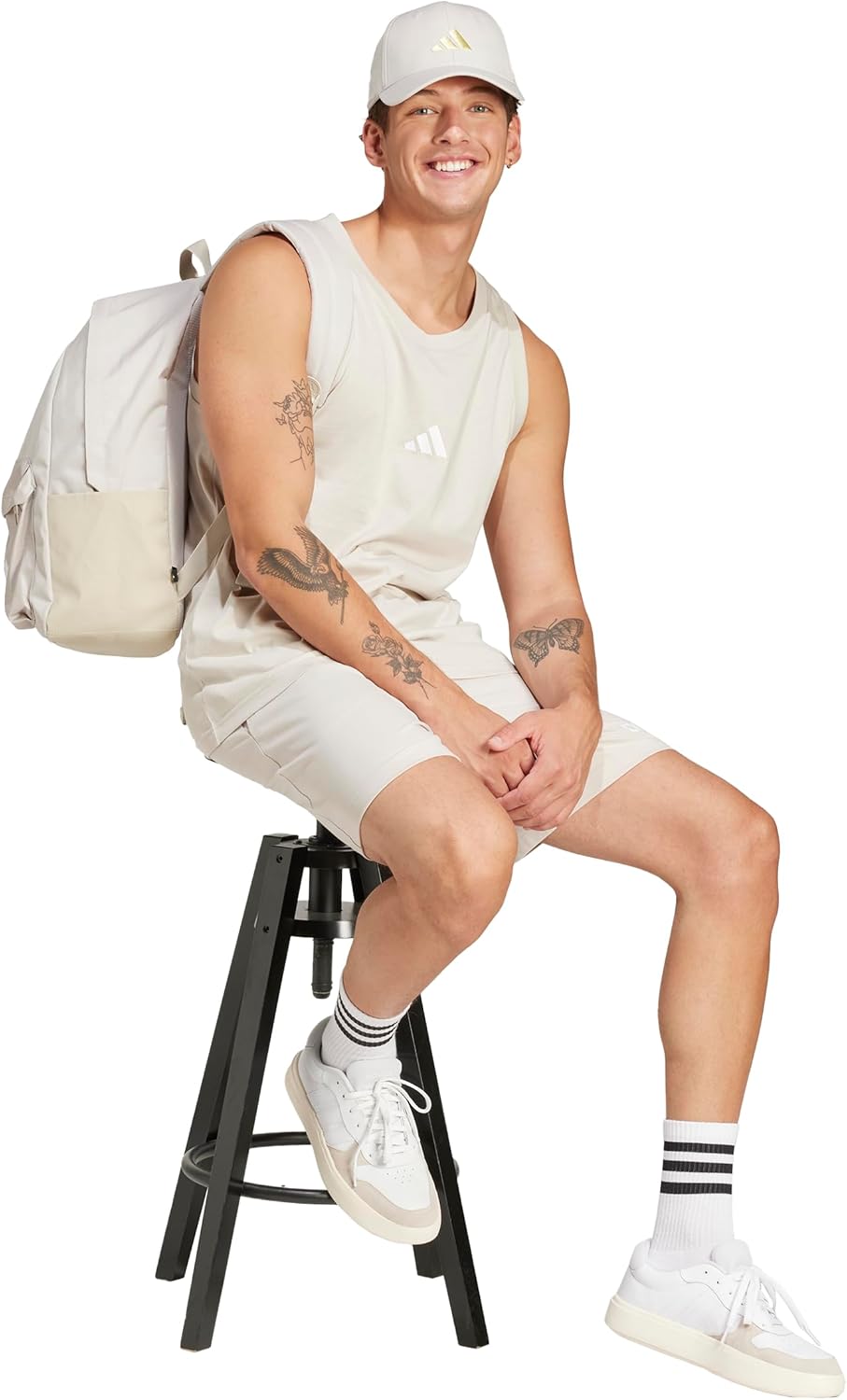 Adidas Mens Essentials Small Logo Single Jersey Tank Top - Image 6