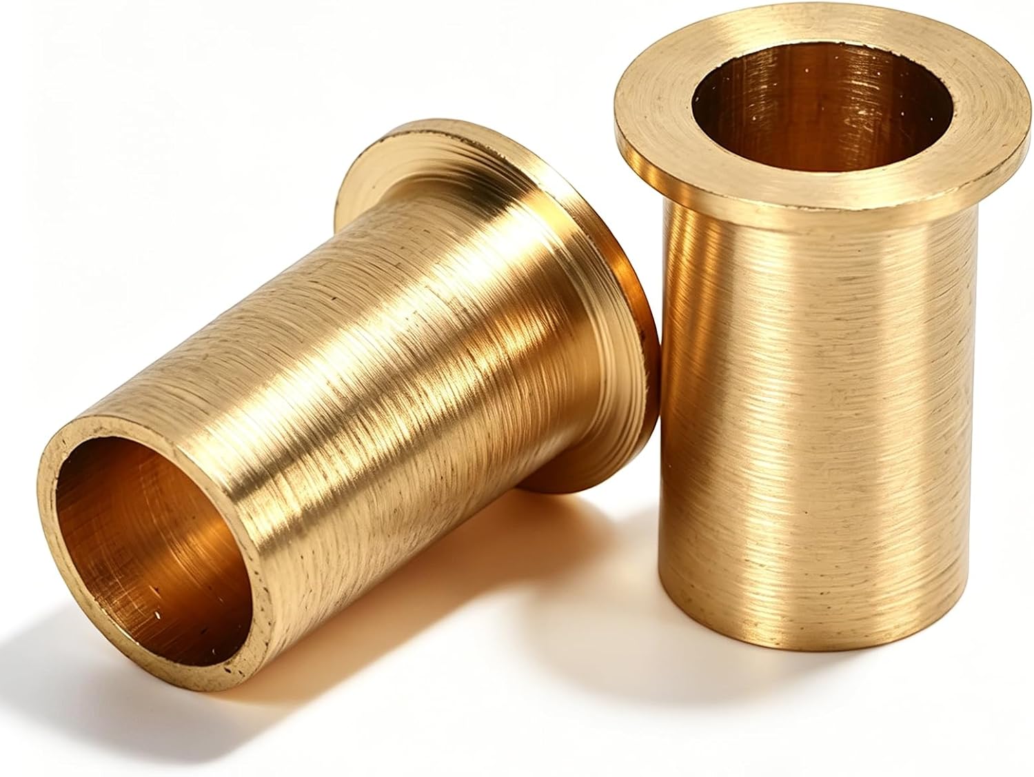 2PCS Bell Crank Throttle Shaft Linkage Bushings, Brass Rustproof Self-Lubricating Bushing for Cummins Engines 1989-1998, Crank Throttle Shaft Bushings for Industrial Equipment