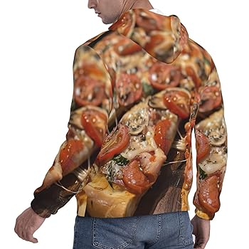 Amazon.com: Tasty Pizza Print Men'S Hoodie Versatile