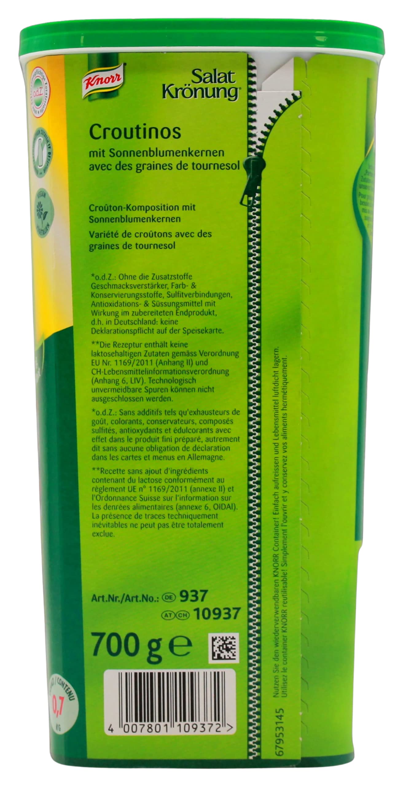 Knorr Croutinos mit Sonnenblumenkernen 700 g, 1er Pack (1 x 0.7 kg)