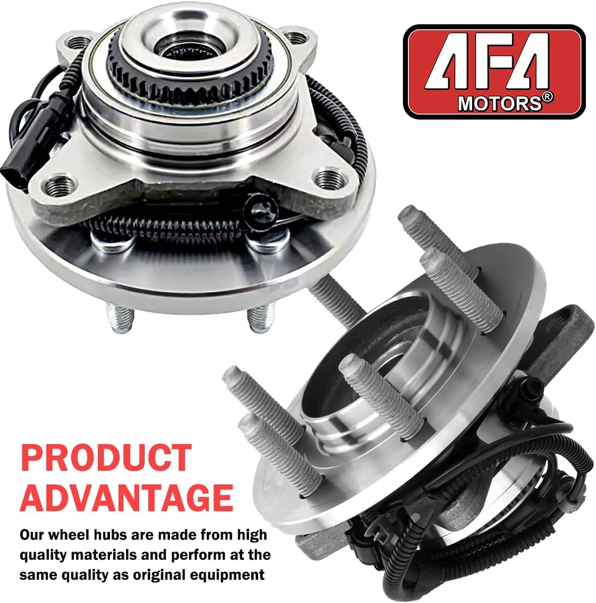 515142 Front Wheel Bearing Hub Assembly 6 Lugs 4WD for Ford F150 Expedition 2011-2014, Lincoln Navigator Hub Bearing w/ABS 2Pcs