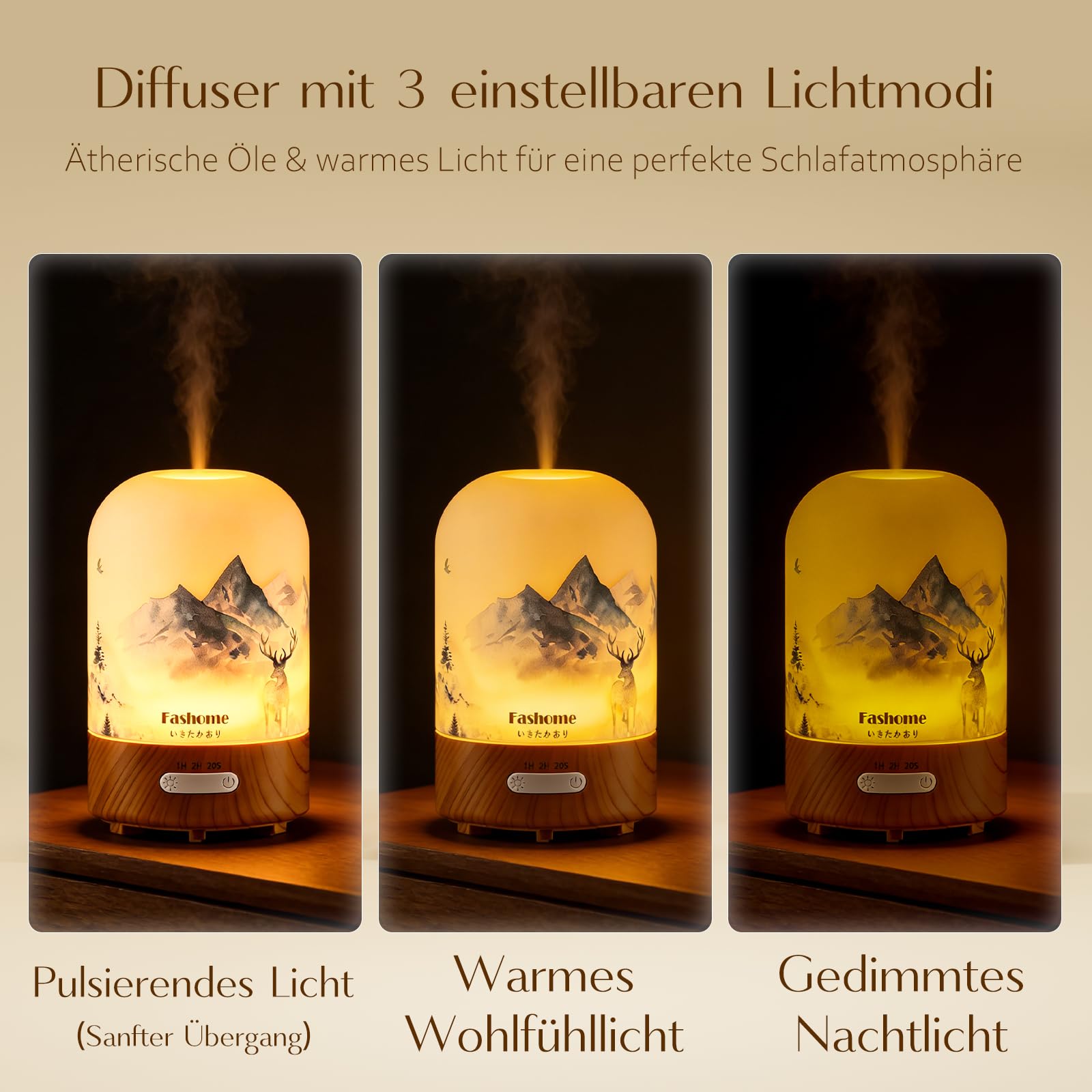 Dyfuzor do olejków eterycznych, cichy nawilżacz powietrza premium 6 w 1, zgodny z FSA HSA, mały dyfuzor do aromaterapii 100 ml z funkcją automatycznego wyłączania (zimowa lawenda)