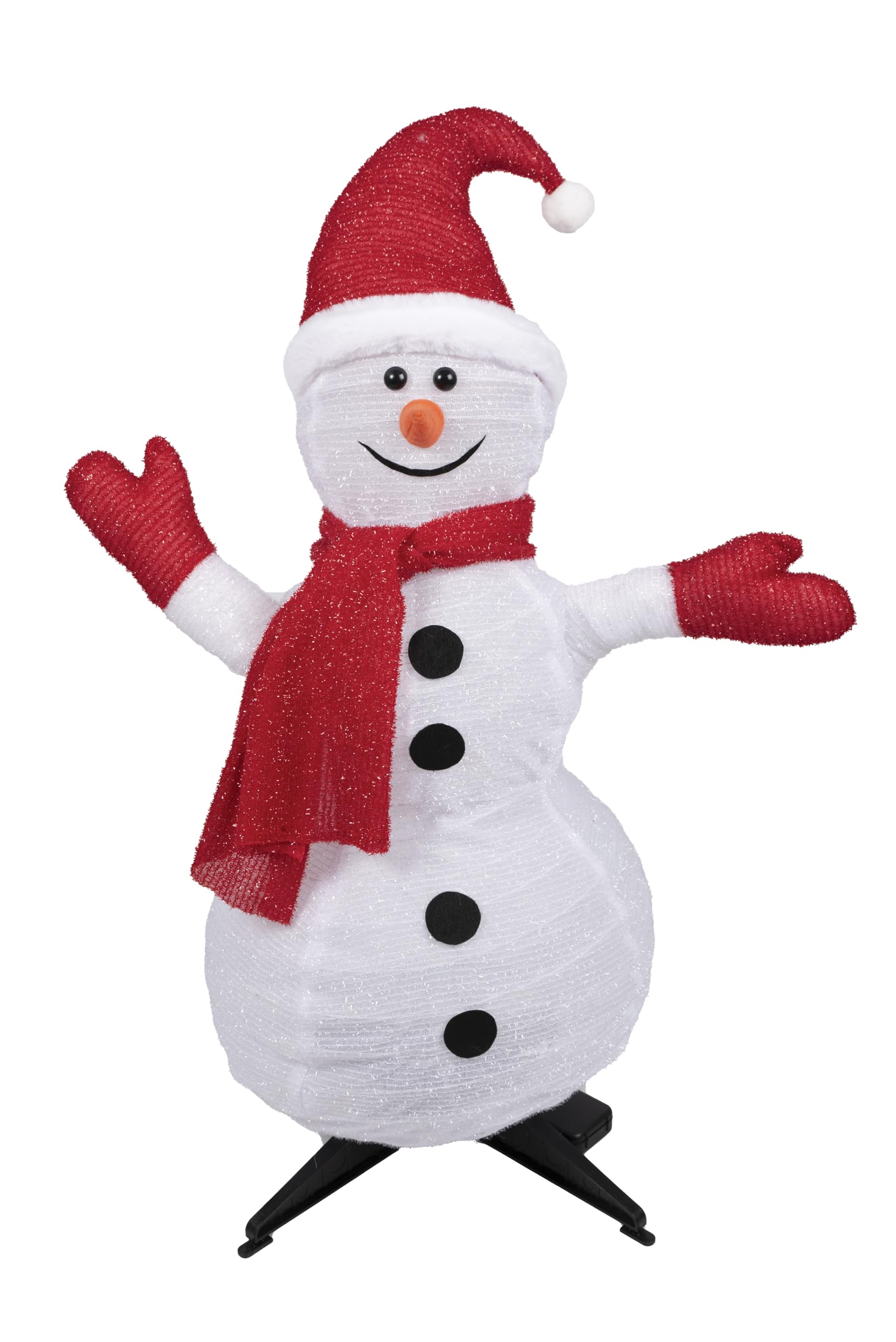 P'tit Clown 22832 - Muñeco de nieve brillante, 90 cm