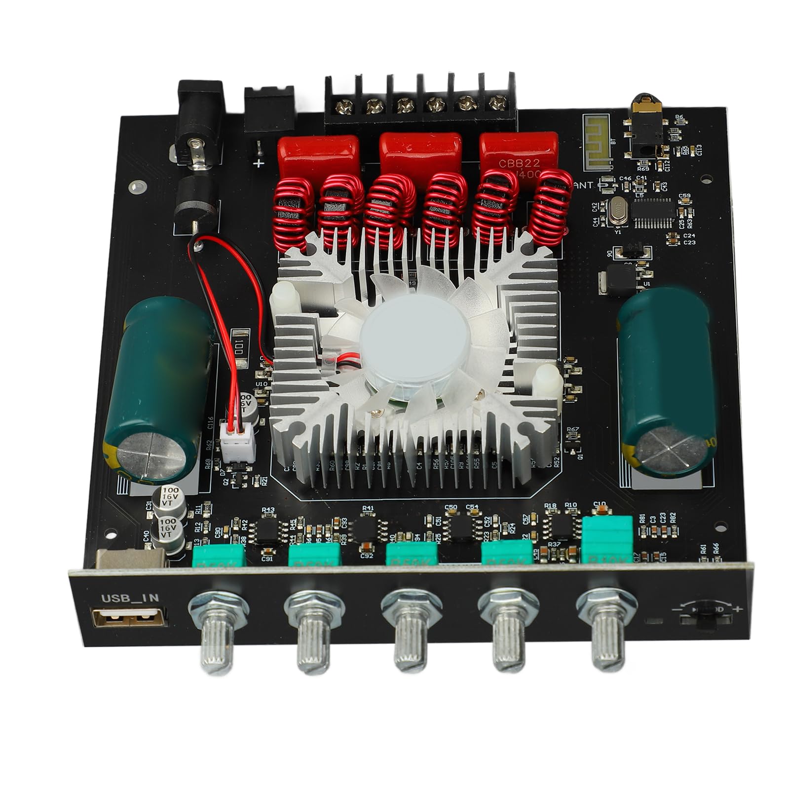 CHICIRIS Scheda Amplificatore di Potenza Bluetooth con Chip TDA7498E per Audio a 2.1 Migliorato, Perfetta per Progetti di Altoparlanti Fai da Te e Sistemi Domestici