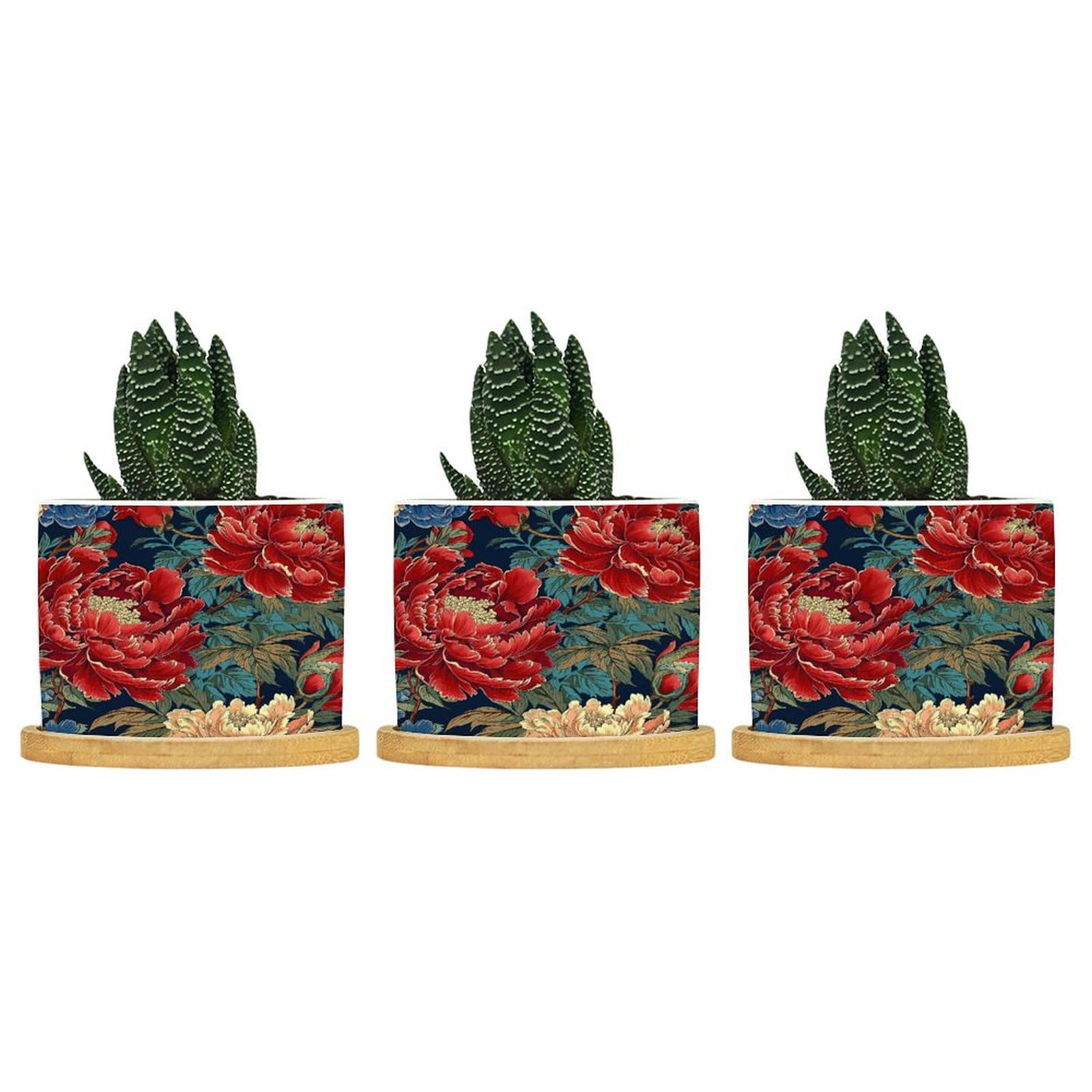Chinoiserie Coral Peony Floral