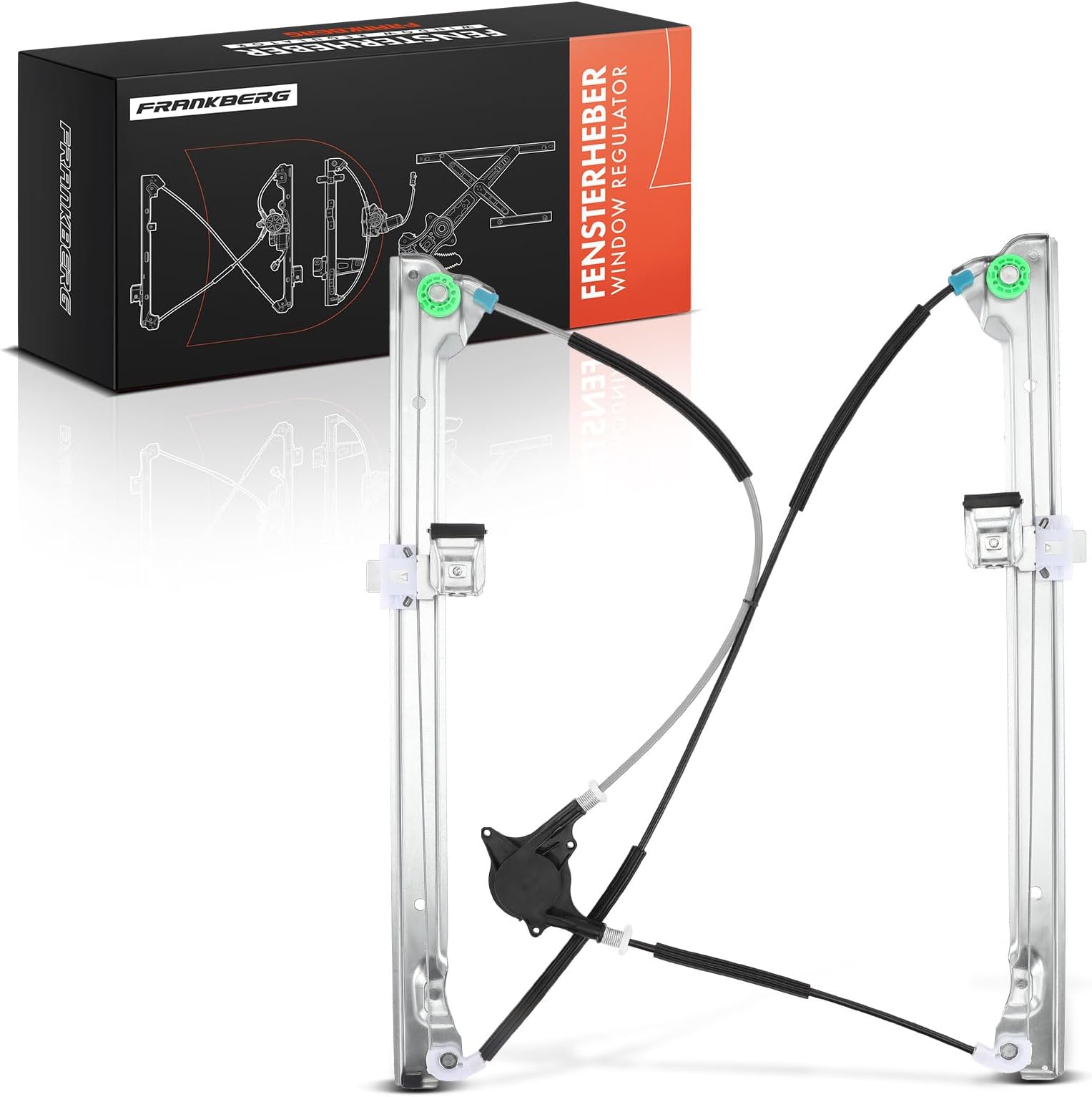 Frankberg Window Regulator Without Motor Front Right Compatible with Viano Vito Vito/Mixto W639 Bus Van Electric Motor Bus/Van 2/3-Doors 2003-2017 6397200146