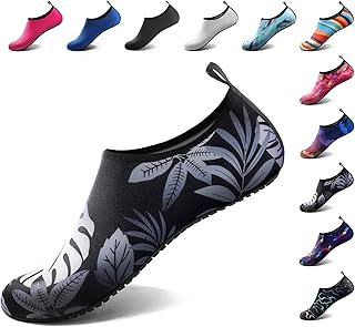 ATHMILE Water Shoes for Women Men Quick-Dry Aqua Socks Swim Beach Barefoot Yoga Exercise Wear Sport Accessories Pool Campi...