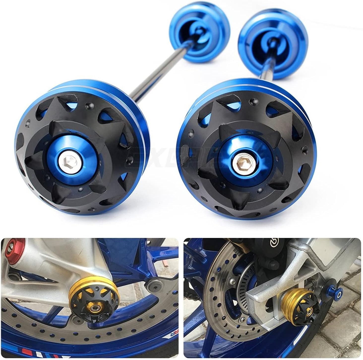 Motorcycle Accessories Falling Protection for MULTISTRADA 821 1200 1200S Motorcycle CNC Front Rear Axle Fork Wheel Protector Crash Sliders Cap