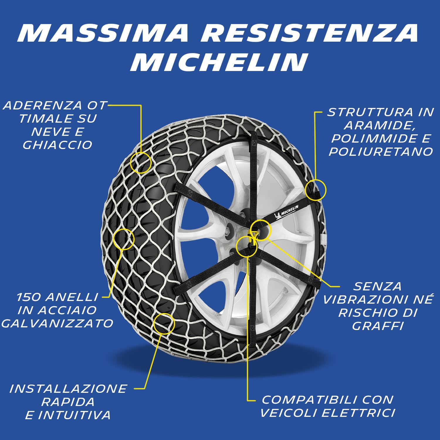 Michelin Easy Grip Limited Catene Neve Composite Rapido Montaggio E16