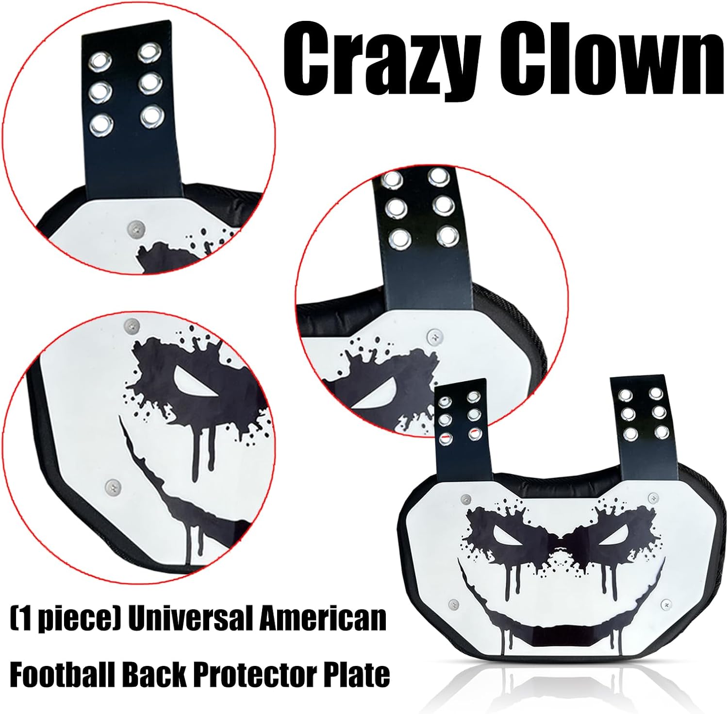 Small Size Universals Football Lower Back Protectors Board with Foams Paddings Breathable for Impacts Absorption