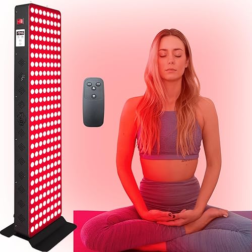 Dispositivo de terapia de luz roja para cuerpo completo y cara, 660 nm y 850 nm, panel LED de grado clínico de doble chip infrarrojo cercano para