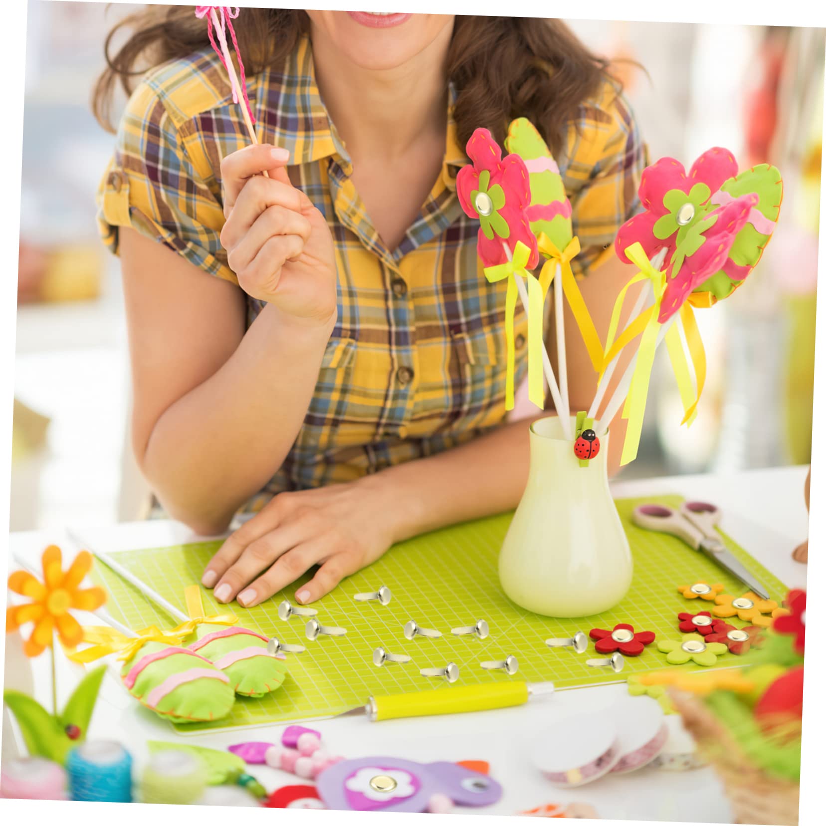 Ciieeo 1500stücke Runde Brads Metallische Paper Fasteners Für Scrapbooking Basteln Und -projekte Für Kreative Anwendungen