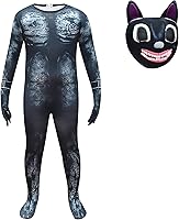 Vista 2 de Disfraz de caricatura de perro de dibujos animados de gato de león de dibujos animados, disfraz de terror, Halloween, cosplay, monstruo infantil