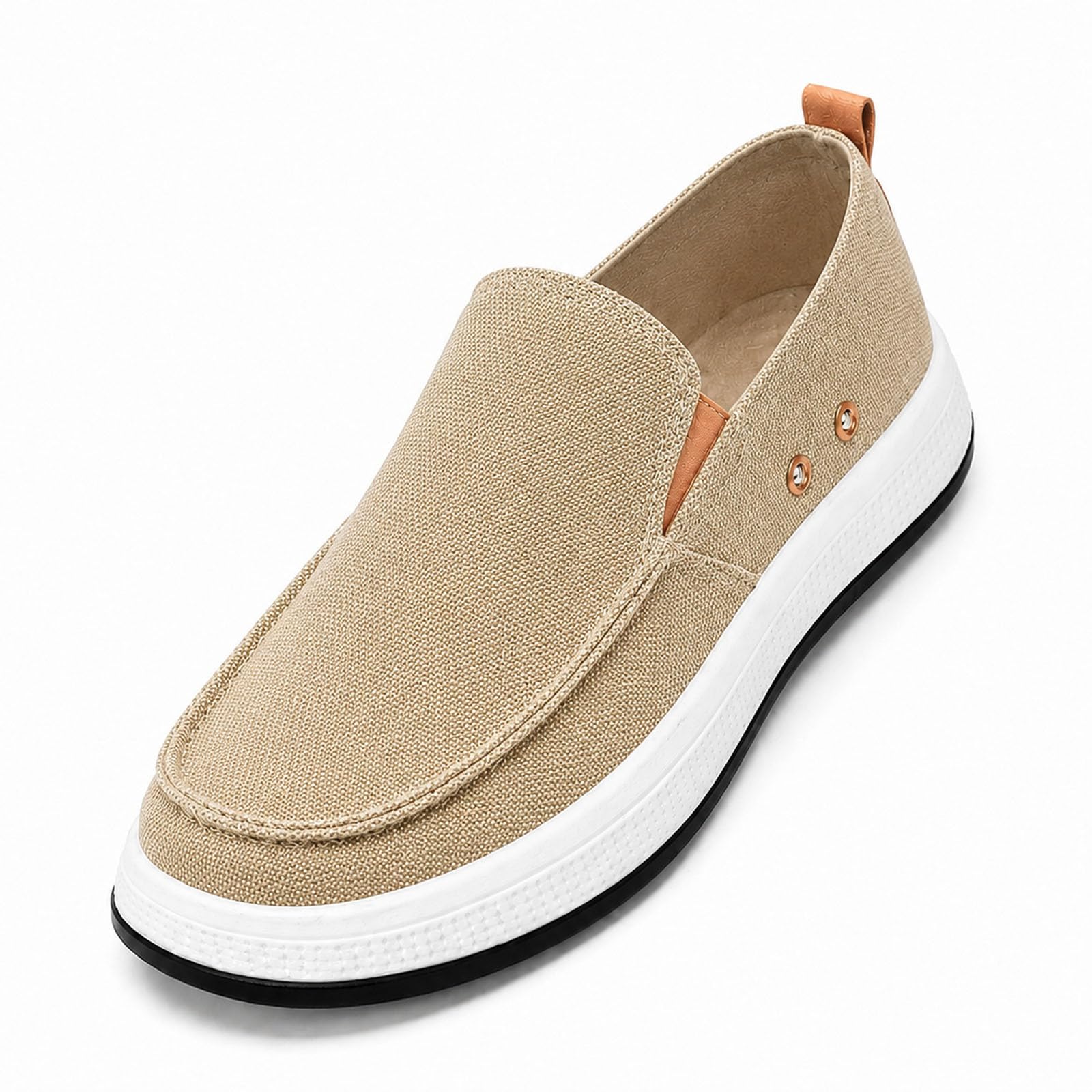 Men's Slip On Shoes Canvas Sneakers Lightweight Casual Walking Shoes