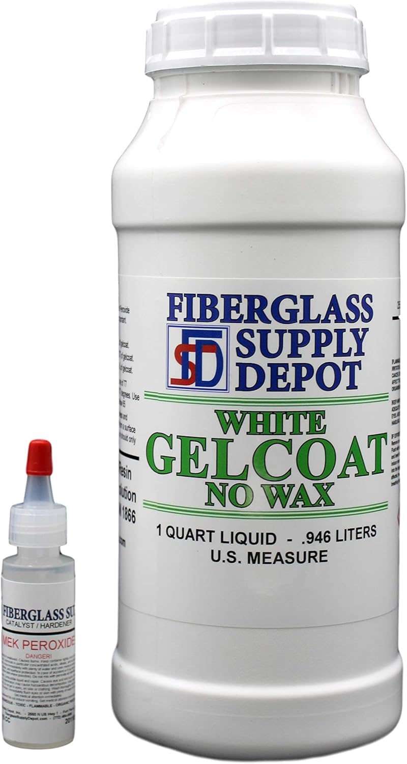 Fiberglass Supply Depot Inc. White Gelcoat NO Wax