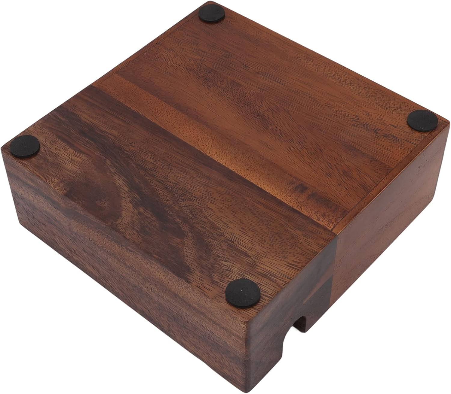 LiebeWH 4 in 1 Wooden Coffee Tamper Holder Wooden Coffee Portafilter Stand Coffee Maker Accessory with Non Slip Foot Pad Design for Countertop, LiebeWHo9fuaxbhiz