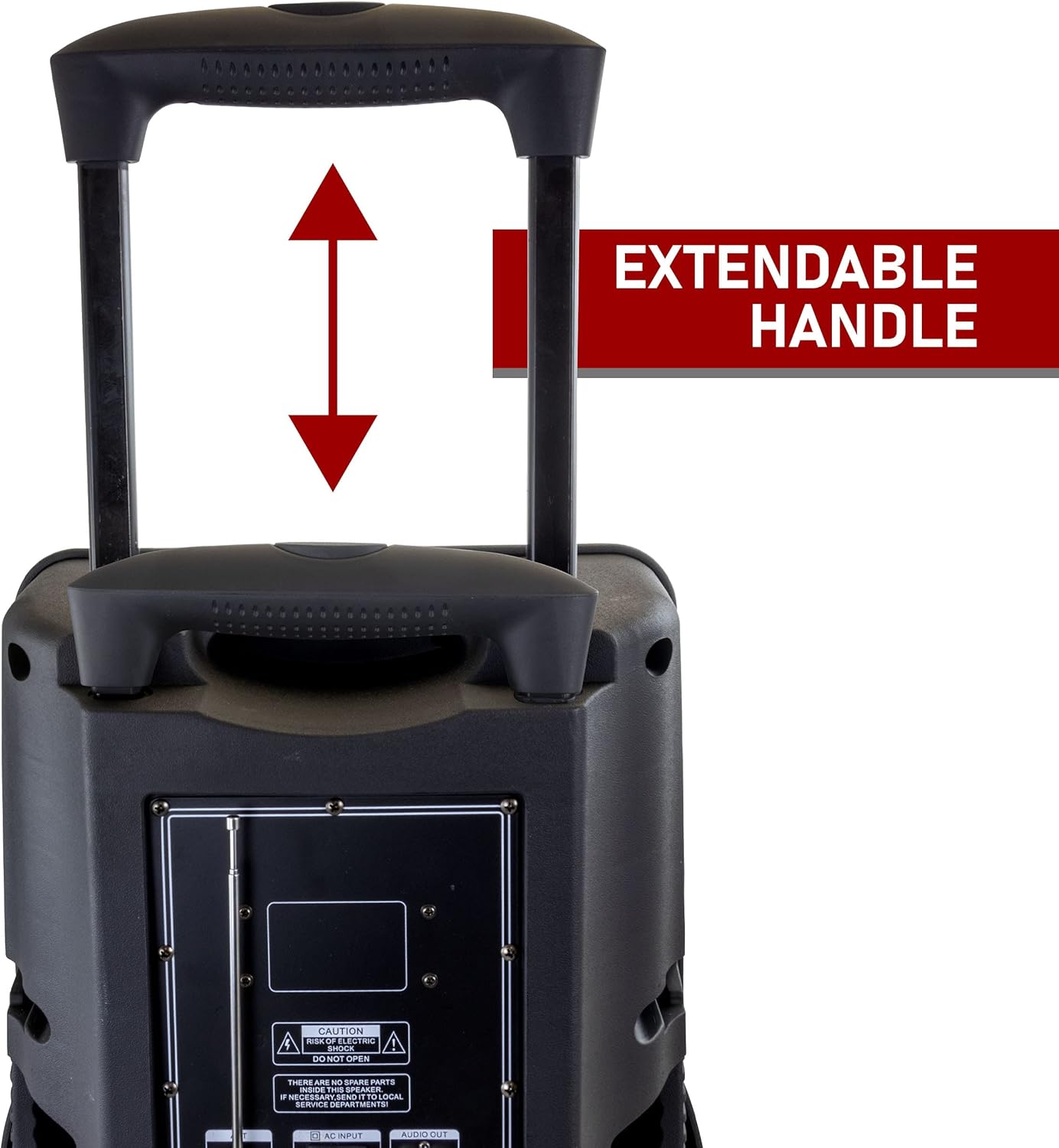 befree sound 15 inch bluetooth portable rechargeable party speaker with led lightsblackbfs 15 portable speaker