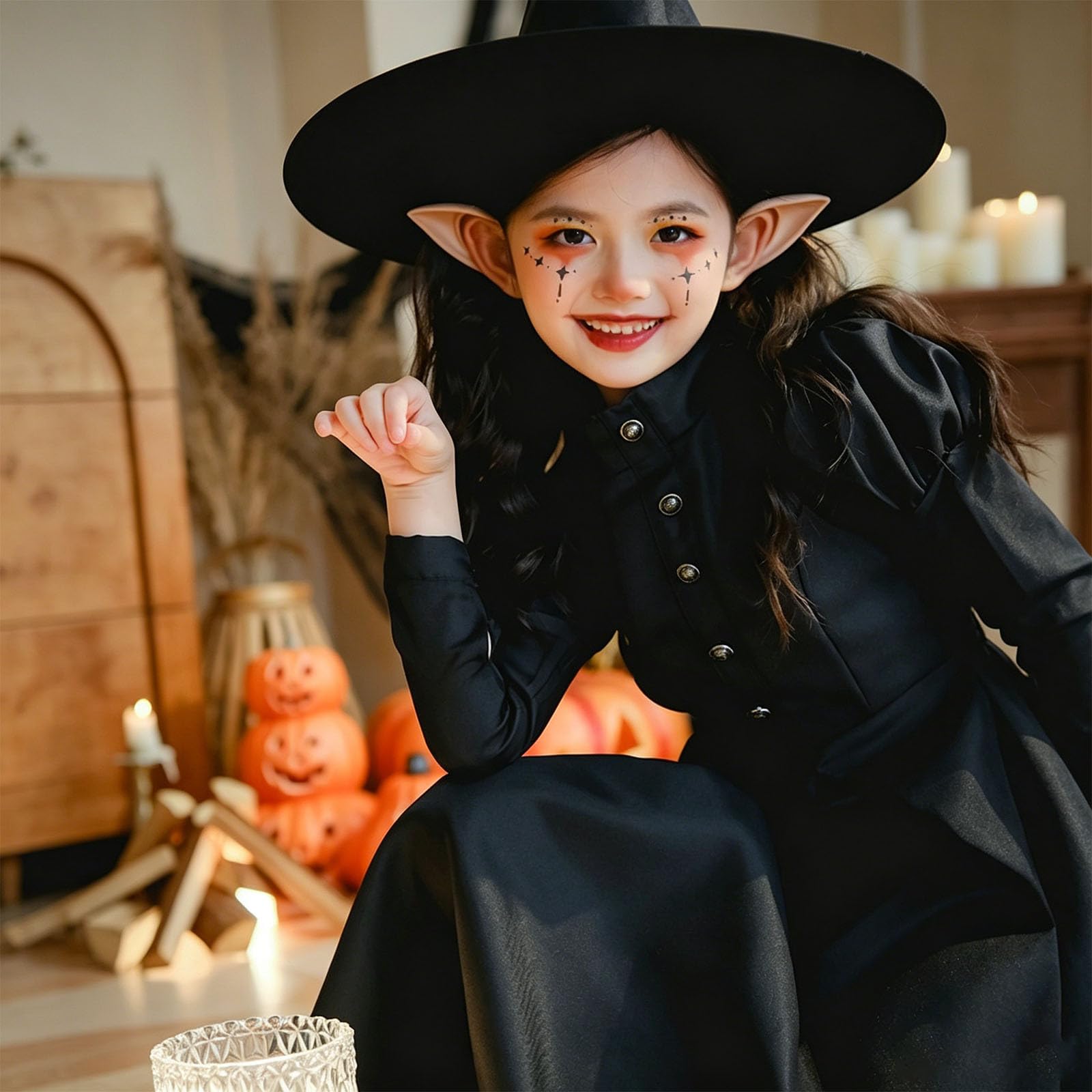 Kinderkostüm Hexe Gruseliges Halloween Kostüm Kostüme Für Kinder Tütü Hexen Verkleidung Set Für Halloween Violett Prinzessin Kleid Kostüm Kinder Mädchen Kind Cosplay Karneval Show