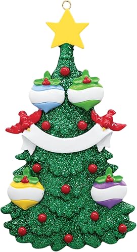 Miniatura 31 de Adornos de Navidad 2023 para familias grandes, adorno de Navidad personalizado para la primera familia de 6, adorno personalizado para familia