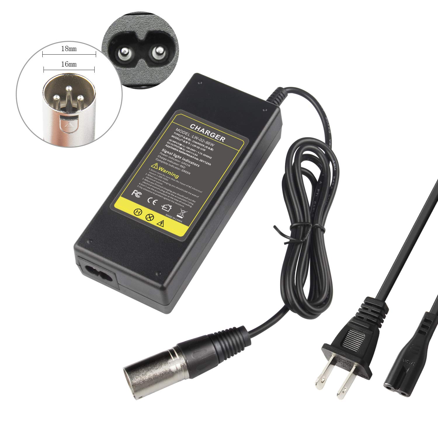 Battery Charger (Razor Dirt Rocket MX500, MX650, & EcoSmart Metro