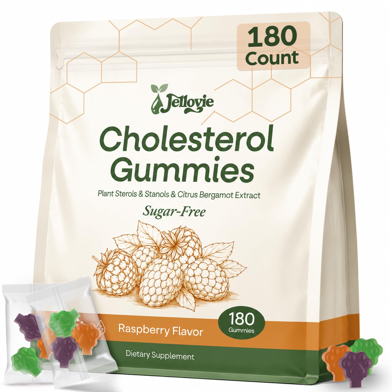 Plant Sterols & Stanols Gummies with Citrus Bergamot, Cholesterol Formula