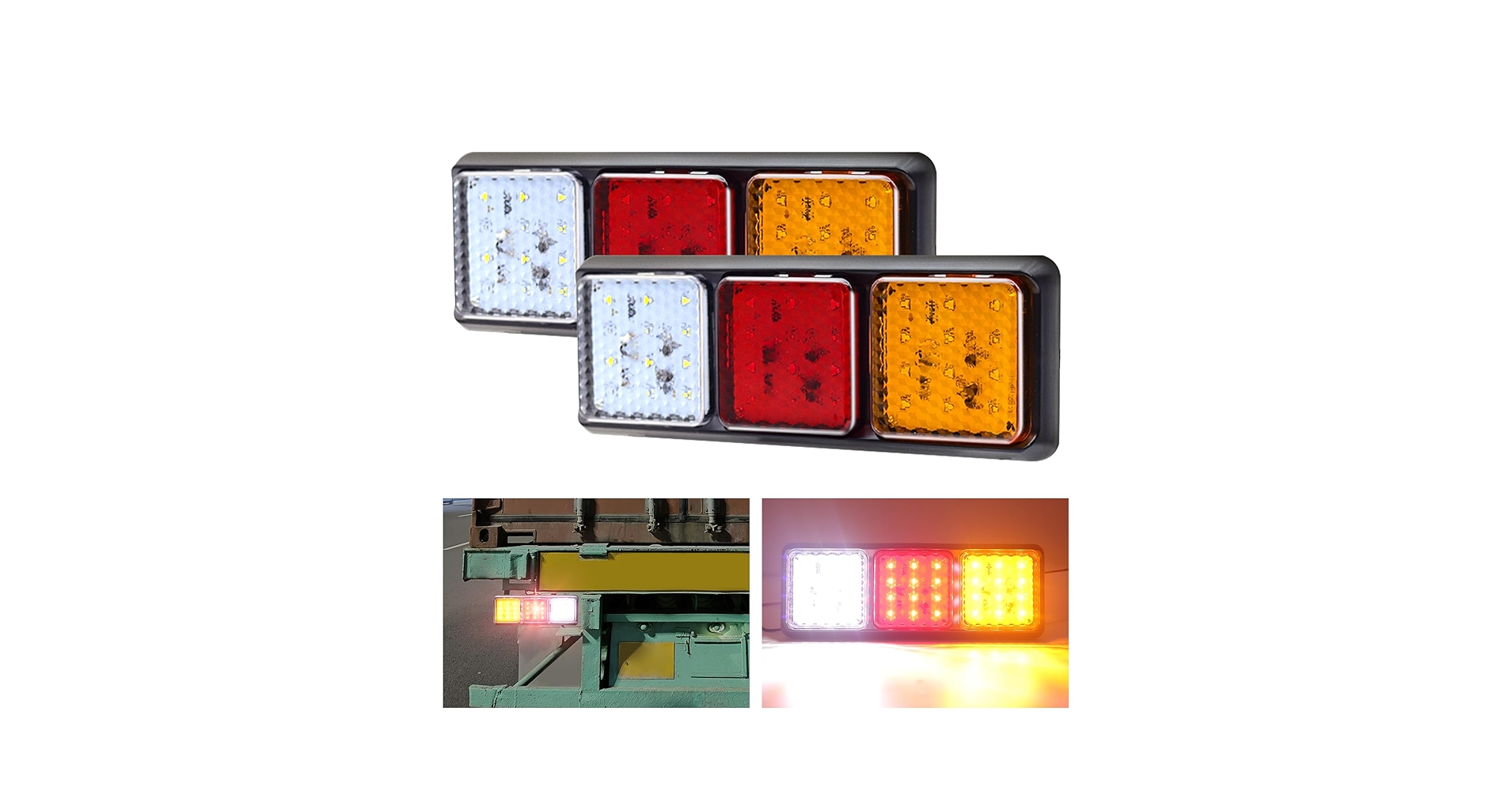 Amazon.co.jp: LED テールライト リア用ライト トラック用