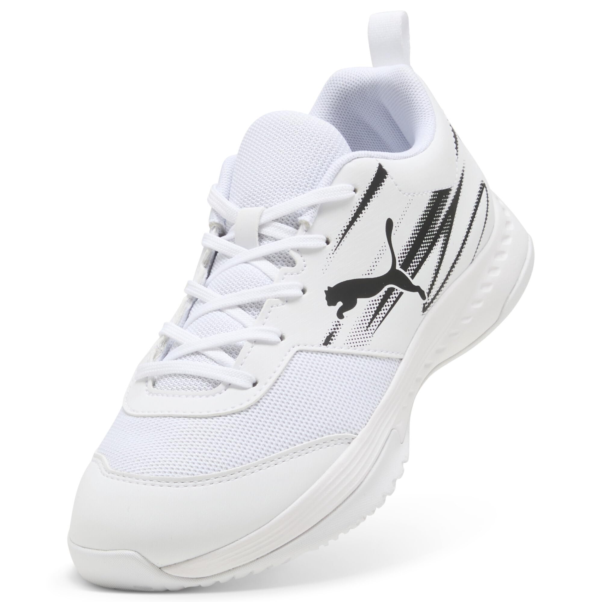 PUMA VARION II JR, Indoor Court Shoe, White Black, 34 EU