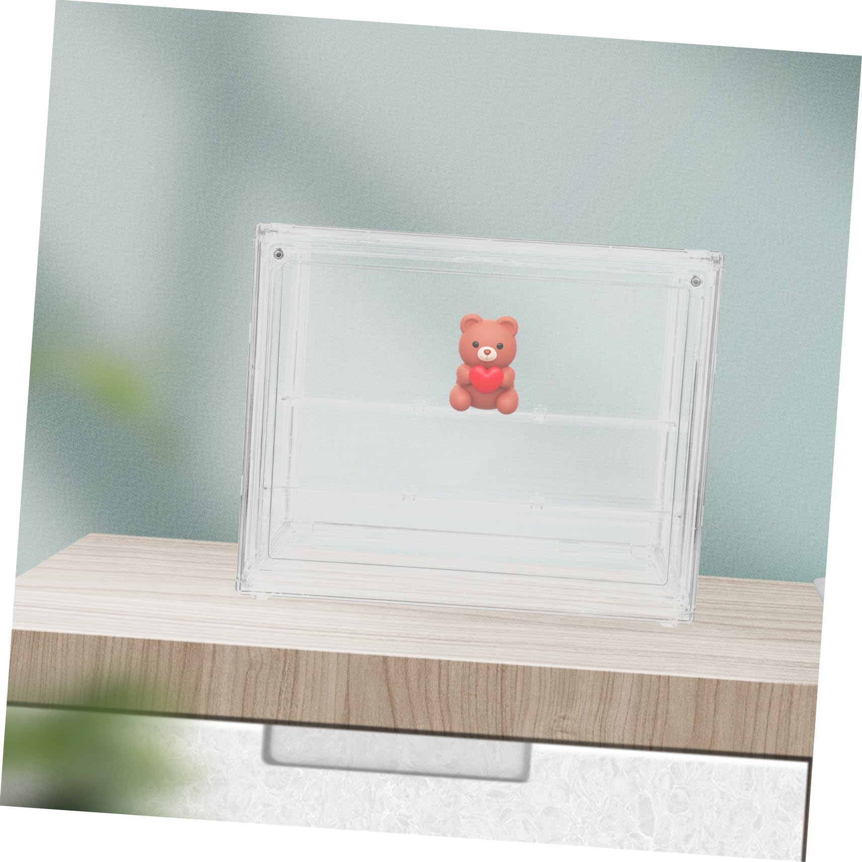 iplusmile Vetrina Acrilico per Miniature Vetrina Trasparente per Personaggi in Miniatura Scatole Espositive per Oggetti da Collezione