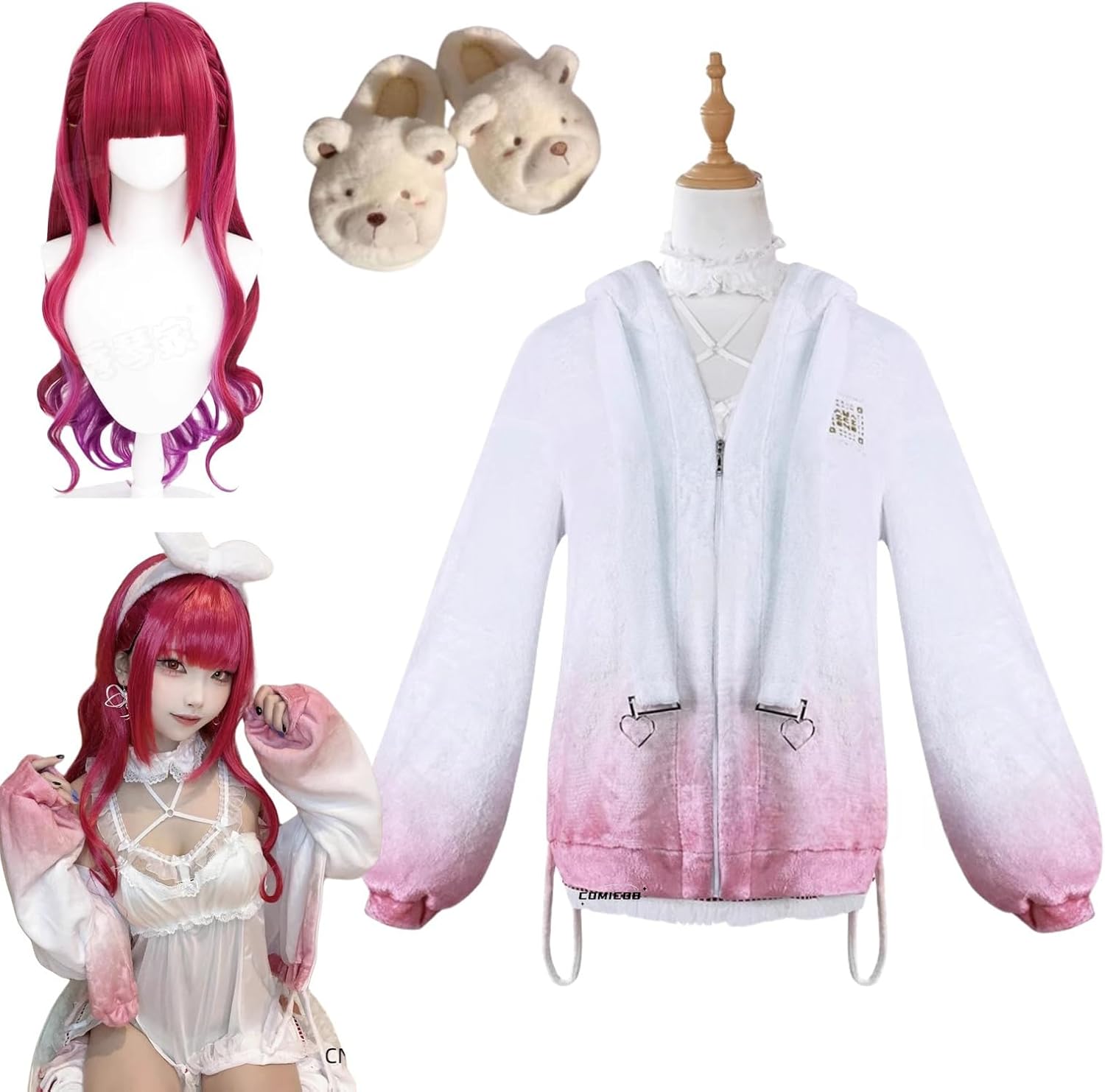 powder 下迫秀樹 チャイナ ロングワンピース ギンガムチェック