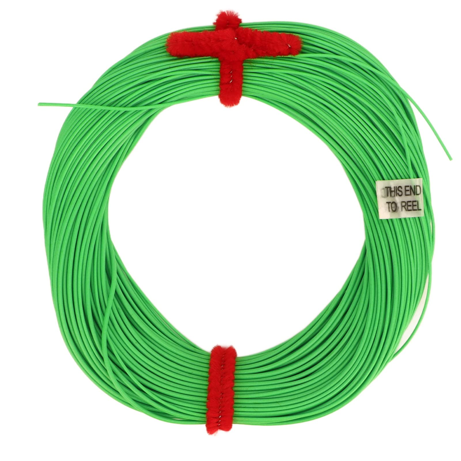 OUKENS Fly Fishing Line, 30m Heavy Load Bearing High Tech Coating Fishing Accessory,Weight Forward Floating Fly Line for Outdoor Fishing Accessories (Green)