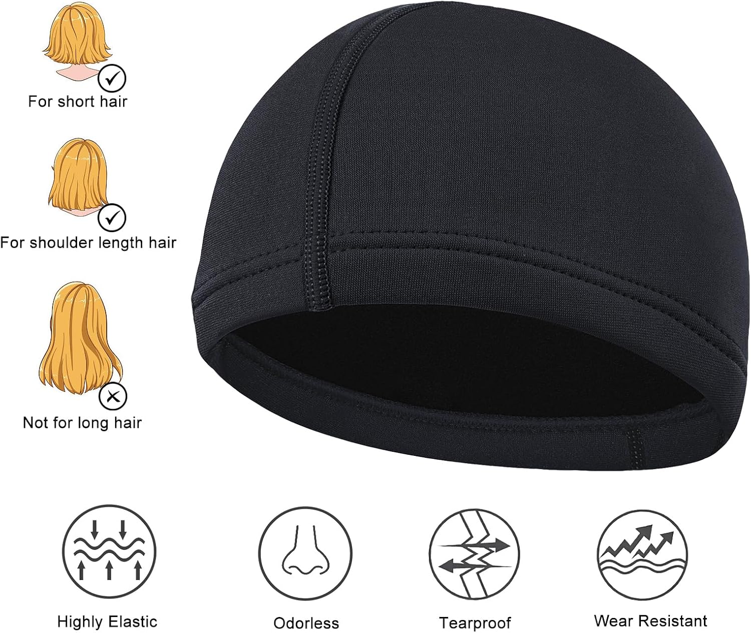 Wetsuit Diving Hood Neoprene Triathlon Beanie 2mm 3mm Thermal Swim Scuba Cap Men Women Youth Keeps Long Hair Clean