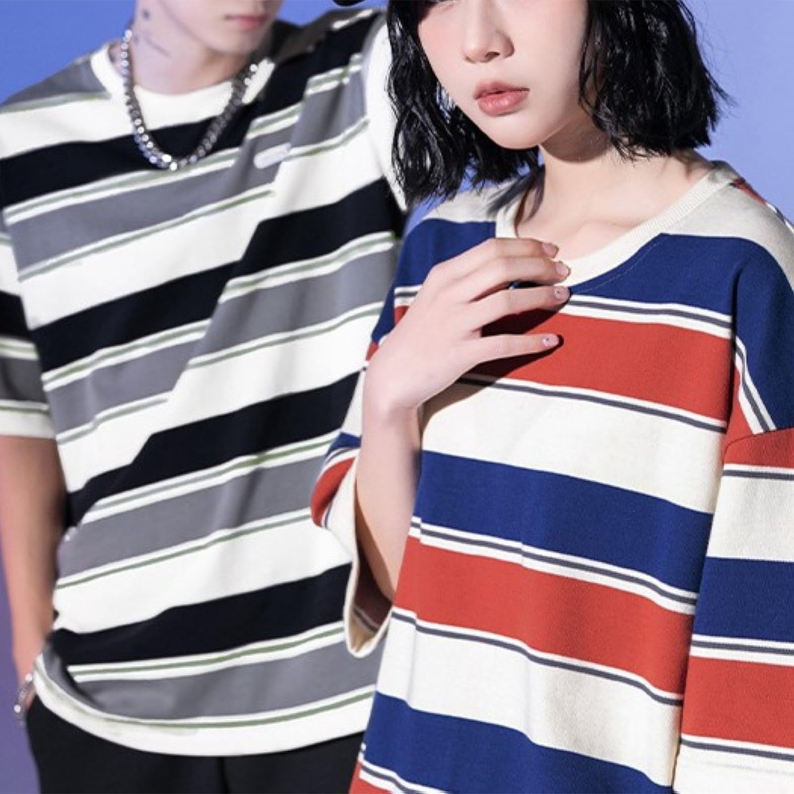 Letnie T-Shirty Dla Mężczyzn Wakacyjne Plażowe Codzienne T-Shirty Topy Modna Kontrastowa Koszula W Stylu Vintage