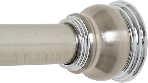 Miniatura 1 de Barra de ducha Zenithbathware 663NS tensión níquel satinado decorativos 43A 72-in Acero Rojo 1